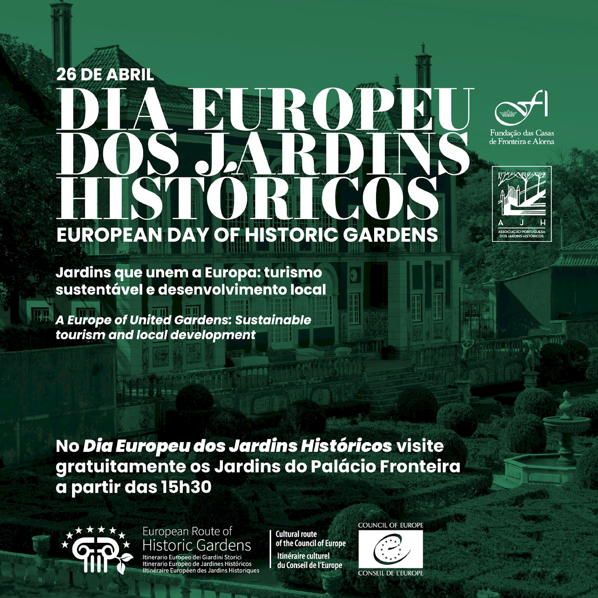 DIA EUROPEU DOS JARDINS HISTÓRICOS