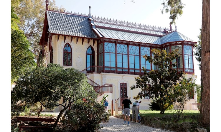 Garden of the Carlos Relvas Home-Studio