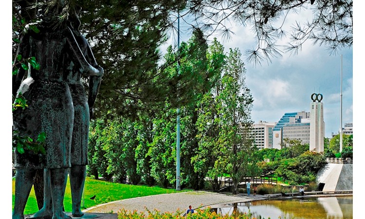 Eduardo VII Park and the Estufa Fria
